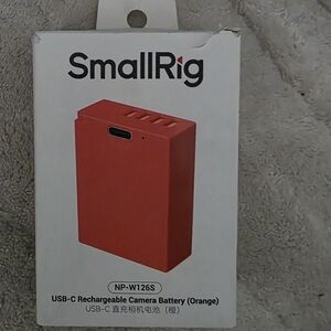 USB-C Rechargeable Camera Battery - Orange